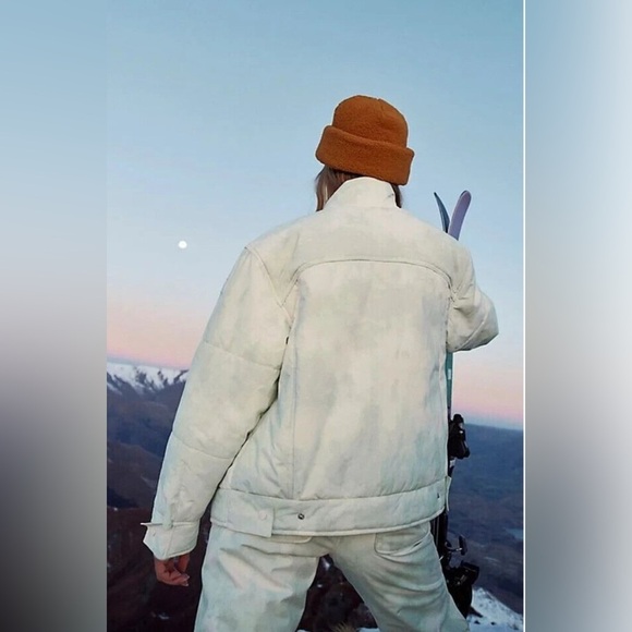 Free People NWT FP Movement Bunny Slope Printed Puffer Ski Coat M - Picture 2 of 9